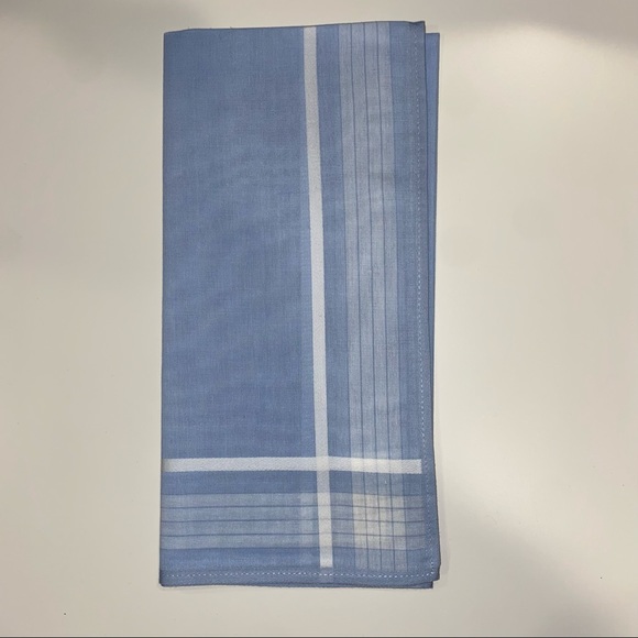 Men’s Blue Handkerchief - Picture 2 of 2